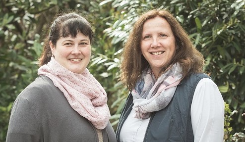 Teamleiterin Ulrike Runge und stellv. Teamleitung Sabine Monse Teamleiterin Monika Precht und stellv. Teamleitung Sabine Monse / Herbstlicht e.V.